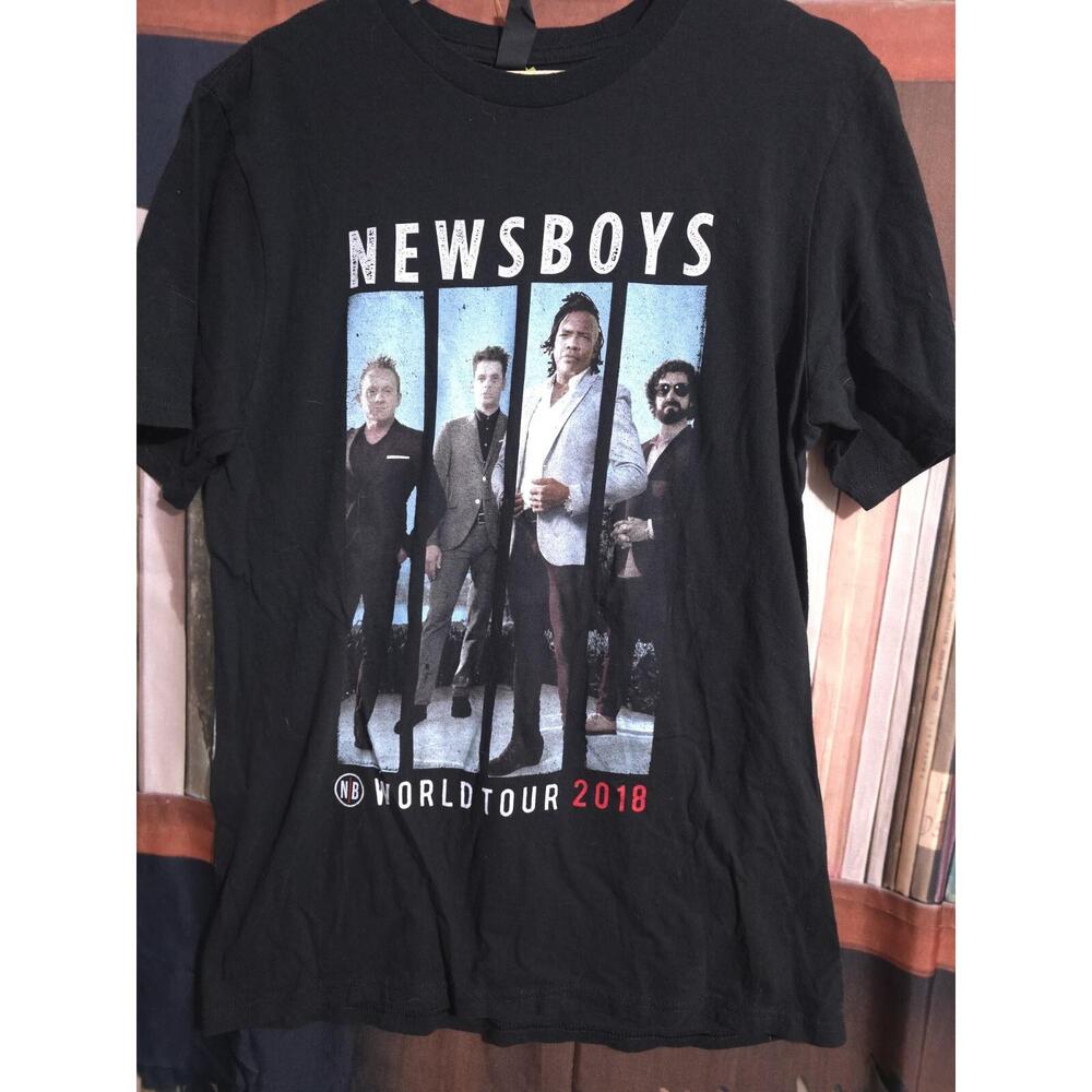 NEWSBOYS  2019 United Tour Concert T-Shirt Sz M Double Sided